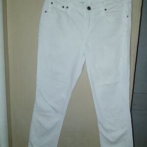 J. Crew Women's Cream Boyfriend Jeans